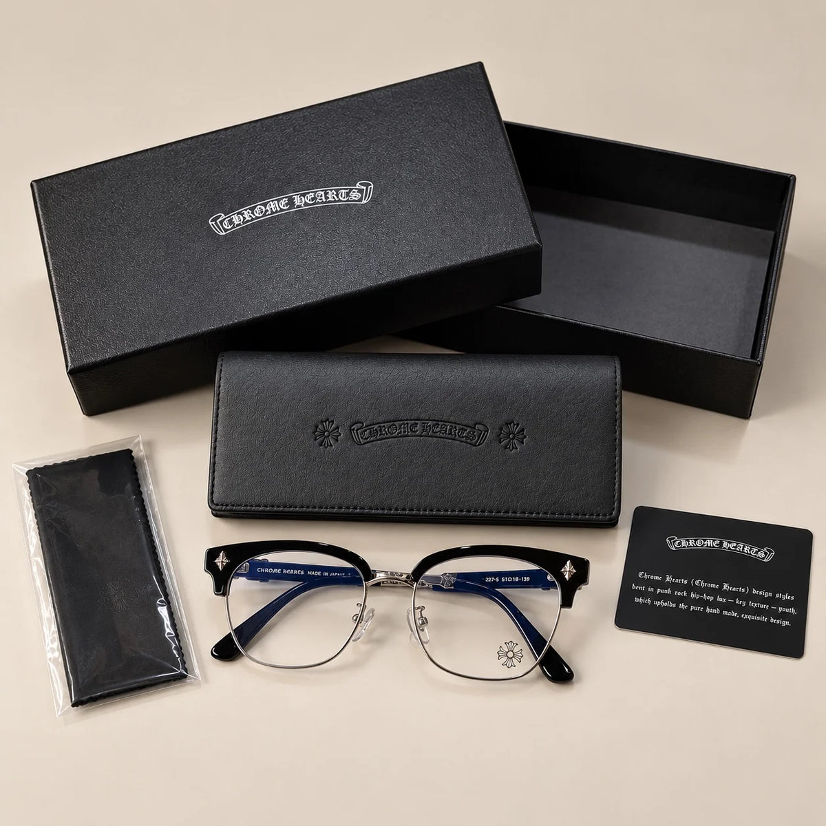 Chrome Hearts Half-Frames (Avec Boite Originale)