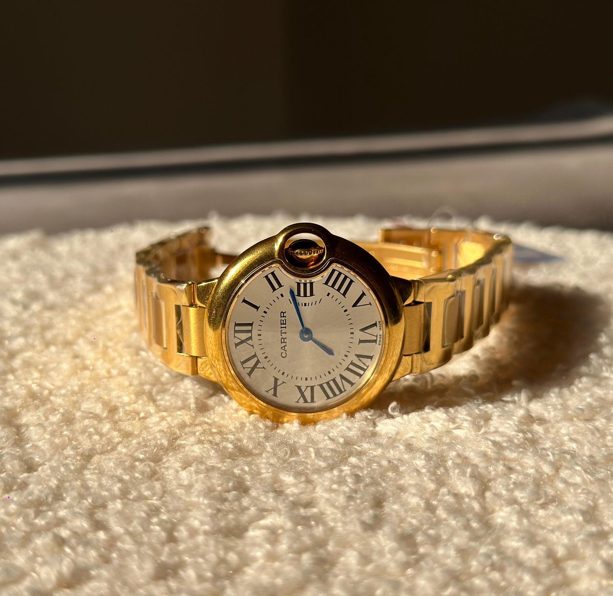Cartier femmes ballon gold boite simple