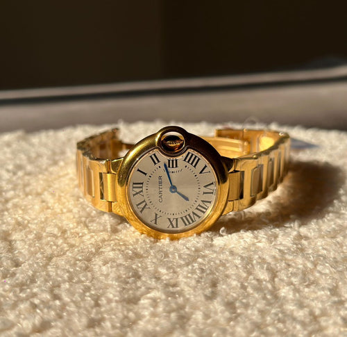 Cartier femmes ballon gold boite simple