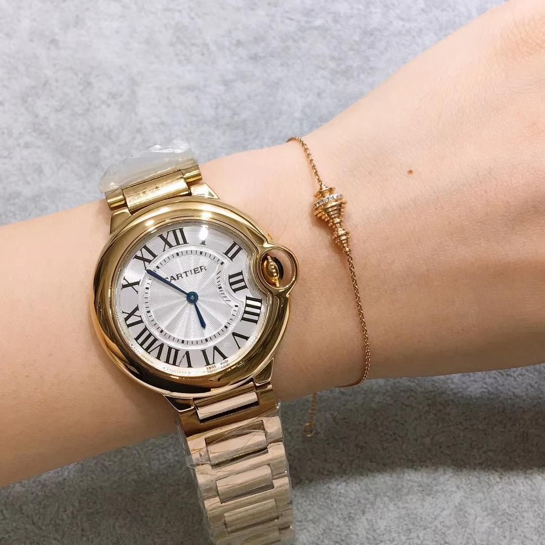 Cartier femmes ballon gold boite simple