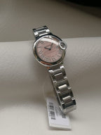 Cartier femmes ballon silver boite simple