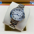 Cartier femmes ballon silver boite simple